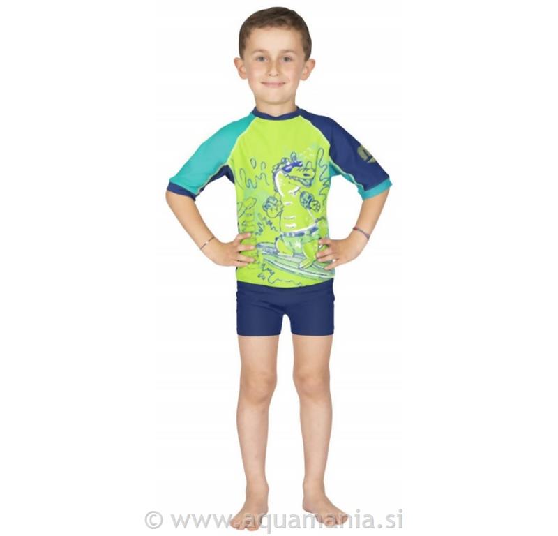 RASH GUARD SHIELD - KID - SH SLEE - LIME