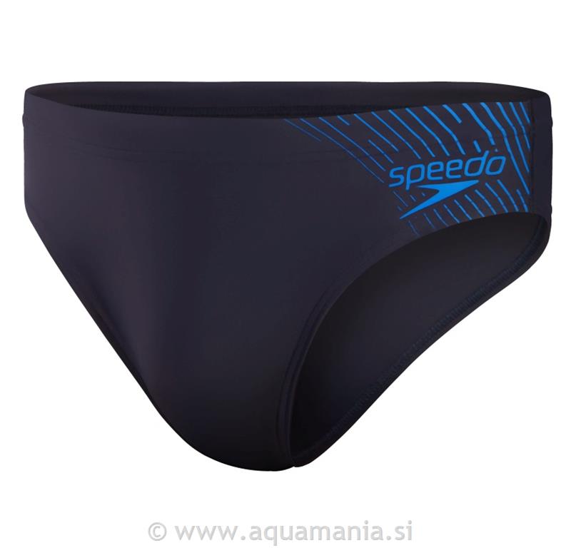 BRIEF 7 CM - MEDLEY LOGO - BLACK/BLUE