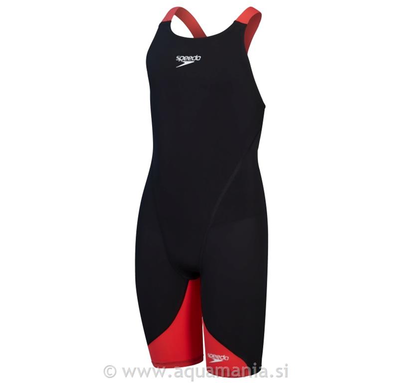 LZR IGNITE JR. KNEESKIN - ČRNA/RDEČA